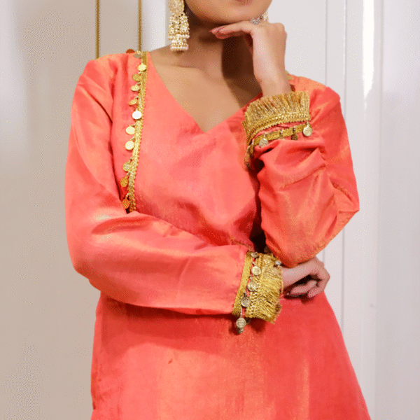 Orange Double Tone Cord set.